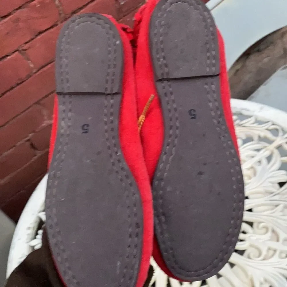 Faux suede loafers sz. 5